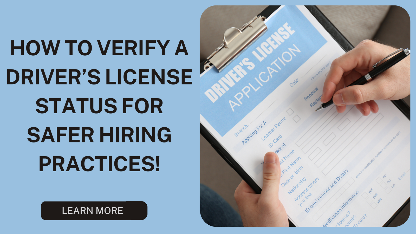 How to Check a Candidate's Driver’s License Status for Hiring and Safety