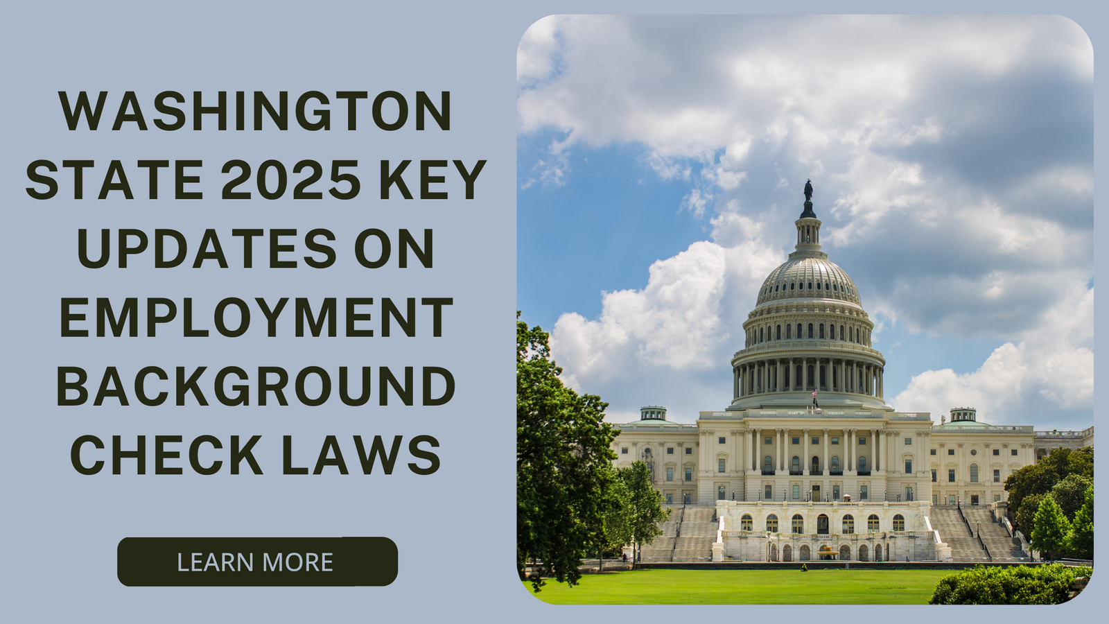 How Washington State 2025 Laws Affect Background Checks